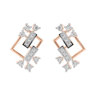 Emory Round Diamond Stud Earrings